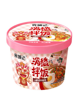 开水冲泡速食拌饭免煮加热即食
