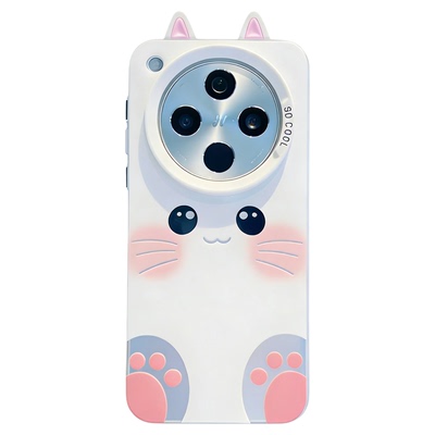 ins风小清新腮红小猫适用oppofindx8pro手机壳新款高级感findx8s+网红爆款手机壳findx7/x6防摔外壳保护套女