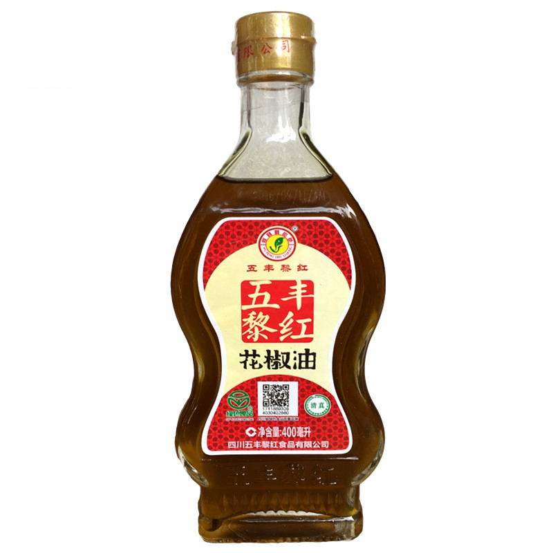 五丰黎红花椒油红花椒油正宗四川麻椒油麻油调味藤椒油400ml