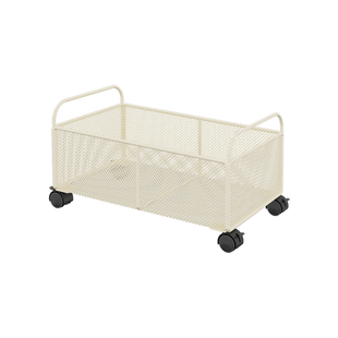 浴室柜下置物架洗衣液卫生间带轮收纳筐洗手洗漱台下可移动储物架