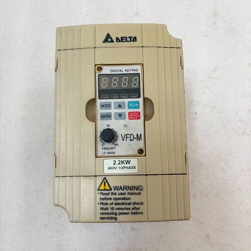 询价下单台达变频器VFD022M43B，2.2KW，三相380-48