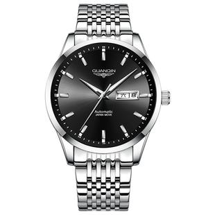 冠琴正品男士手表男款机械表全自动精钢防水夜光商务潮流品牌男表