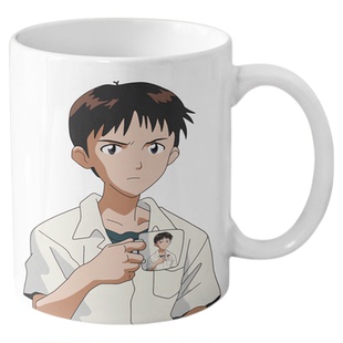 新世纪福音战士周边礼物真嗣马克杯绫波丽明日香杯子寝室喝水杯
