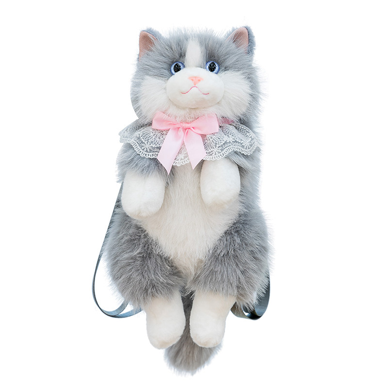 布偶猫毛绒玩具公仔背包
