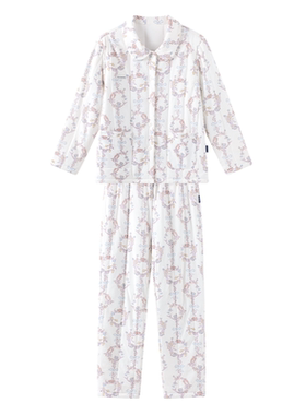Domiamia夹棉家居服套装月子服孕妇冬季竹棉产妇秋孕期加厚睡衣女