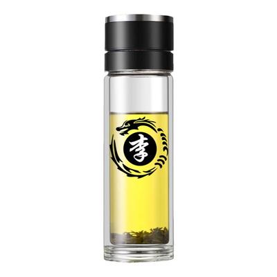 百家姓主人杯双层玻璃杯