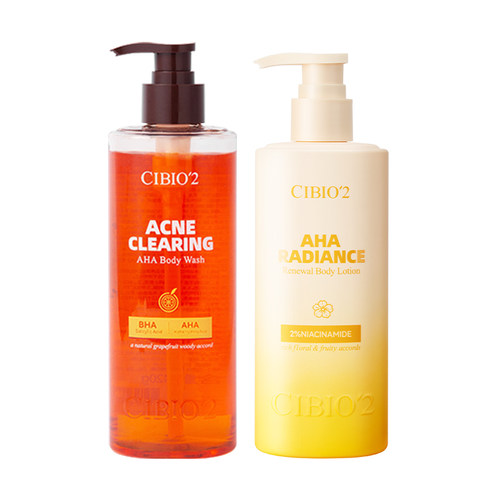 cibio2希蓓欧果酸沐浴露身体乳去角质滋润补水保湿嫩肤留香持久
