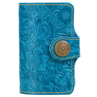 原创手工真皮卡包男女多卡位名片夹头层牛皮信用卡套复古卡片包潮