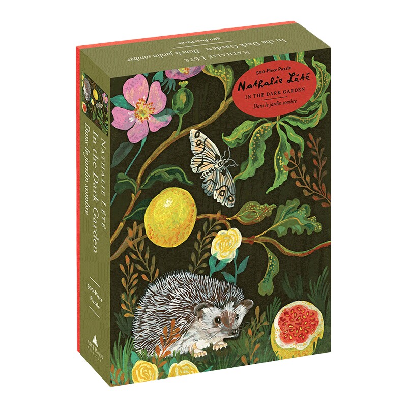 在黑暗的花园 英文原版 Nathalie Lété In the Dark Garden 500-Piece Puzzle 500片拼图500-Piece 进口英语书籍
