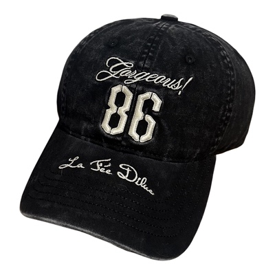 韩版字母刺绣防晒弯檐棒球帽