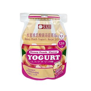 台湾SUKHI乳酸蒟蒻果冻192g可吸果汁芒果葡萄草莓乳酸菌零食