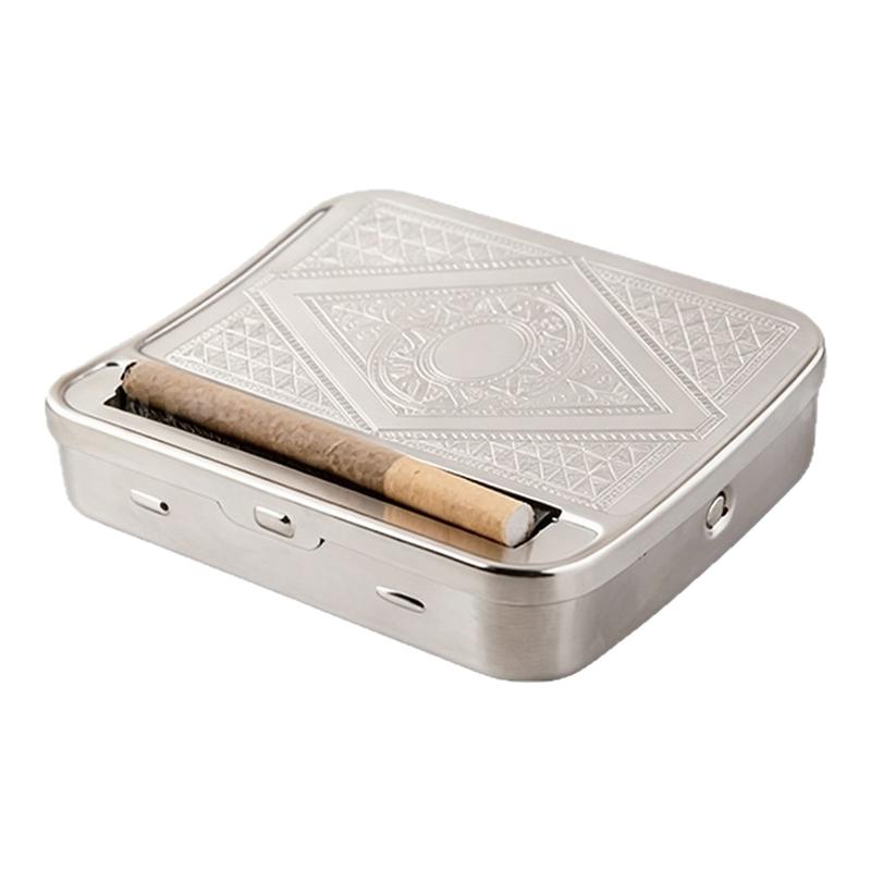 手动卷烟器半自动金属卷烟器烟盒