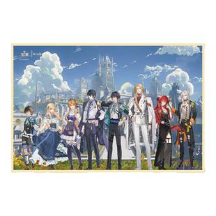 自由一日kinbor龙族联名周边亚克力色纸-绮罗花宴