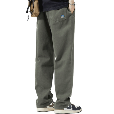 罗蒙春秋季男时尚宽松休闲裤