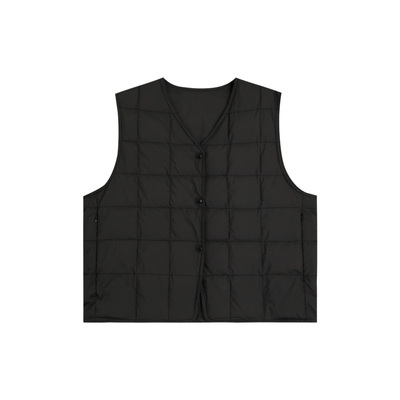 宽松轻薄羽绒马甲背心外穿