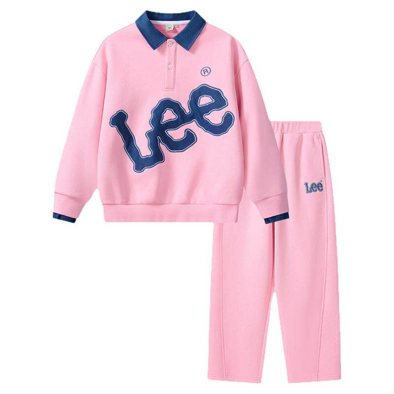 Leekids加绒防风卫衣卫裤套装