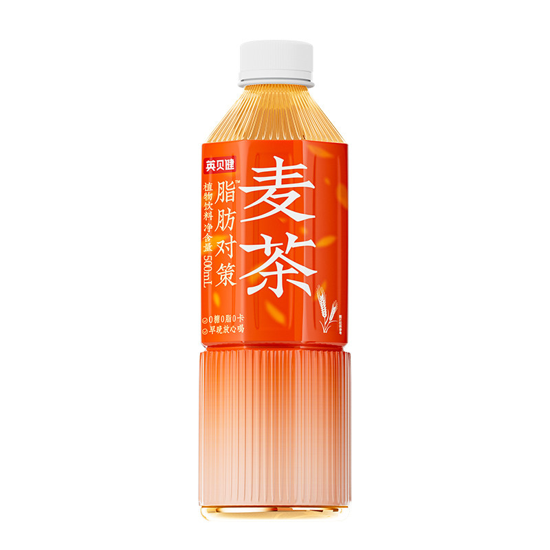 英贝健脂肪对策无糖茶麦茶500ml
