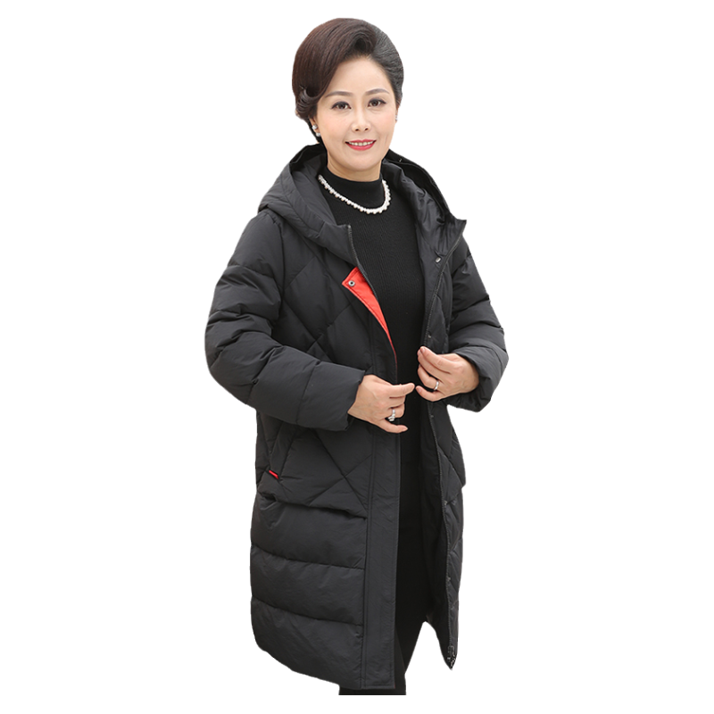 200斤加大码胖妈妈外套羽绒服