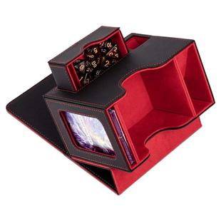 骰子塔开窗收纳盒卡盒宝可梦游戏王海贼王洛卡纳符文战场卡牌盒