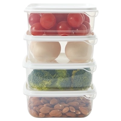 喵满分食品级PP可微波保鲜盒4个