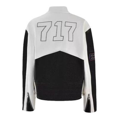 王一博摩托车扣领夹克