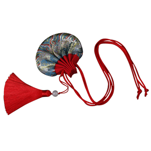 新婚礼物古风汉服流苏荷包袋宫廷海浪香囊挂件香袋锦囊袋结发礼