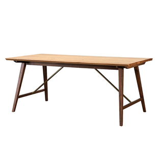 北欧现代简约家用设计师轻奢小户型定制commune同款进口实木餐桌