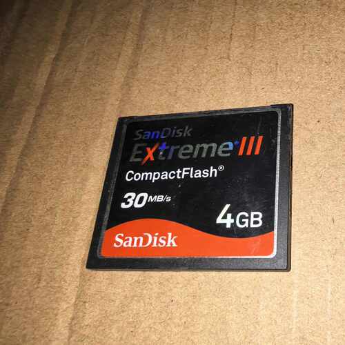 议价SanDisk Extreme III 4GB CF卡，30