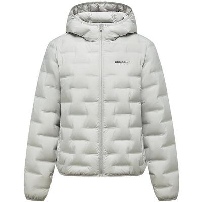 [云感鹅绒]波司登2026春季新款轻薄羽绒服女短款错格立领保暖外套