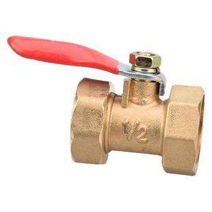 红柄小球阀开关1/2/3/4分阀门内丝外丝宝塔头插口气阀放水放气1/4