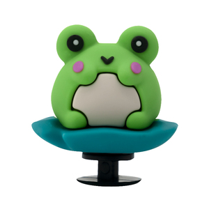 3D立体洞洞鞋花扣适配crocs鞋扣可爱青蛙卡通鞋上装饰品可拆配件