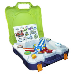 奥迪双钻飓风战魂剑旋陀螺机能战斗箱收纳一体化对战陀螺盘套装