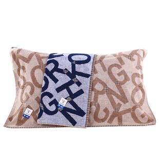 KING SHORE/金号枕巾一对装家用纯棉柔软吸水全棉男女英伦风格