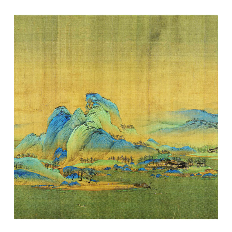 高清微喷名画国画复制千里江山图