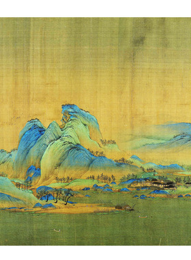 高清微喷名画国画复制千里江山图
