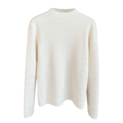 一体绒修身长袖针织衫女