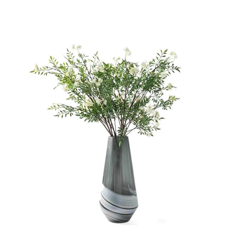 轻奢仿真绿植雪柳室内空间玄关插花客厅装饰假花家居摆饰摆件
