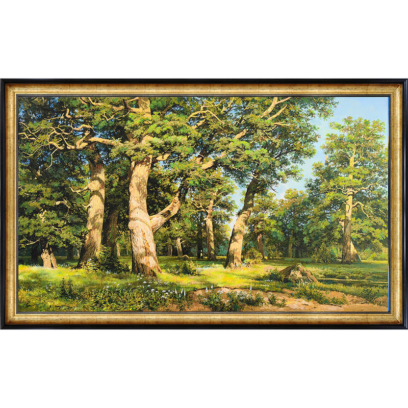 橡树林希施金 画家志明风景手绘油画简约美式书房客厅卧室高级感