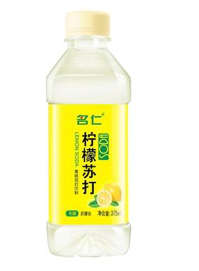 名仁苏打水375ml*12瓶装柠檬清新薄荷味6个柠檬味苏打水饮品饮料