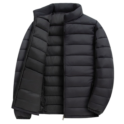 男士轻薄立领棉衣秋冬季新款中青年百搭棉服休闲大码时尚保暖外套