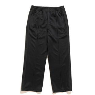 老夫子 needles 黑魂 运动布料 百搭垂感 宽松直筒西裤阔腿男女