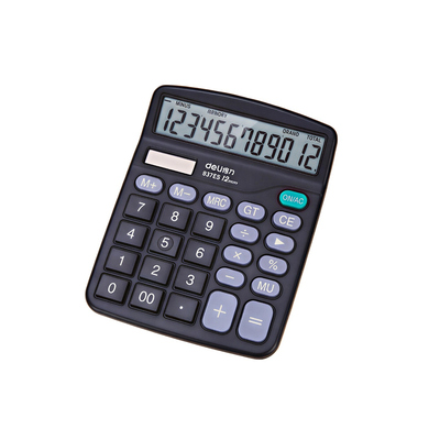 得力837ES12位大屏财务计算器
