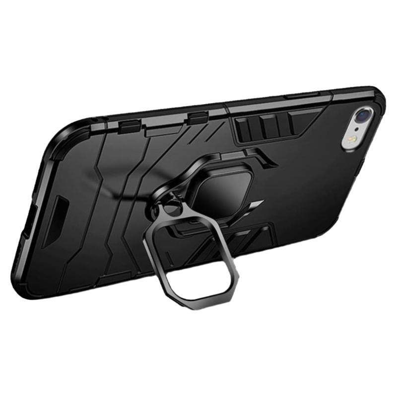 适用iphonese3手机壳苹果se2代2022支架防摔iphoneES3磨砂硬壳se2黑色新款9全包es2新品男A2298二代老款一代