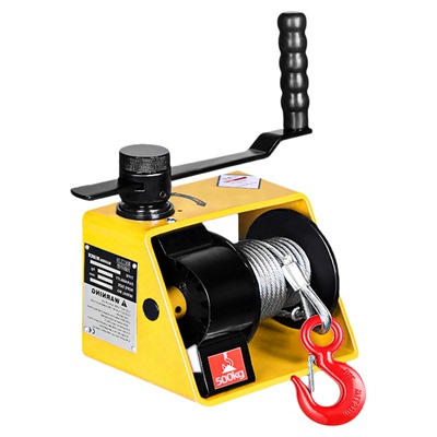 力拓双向自锁涡轮蜗杆手摇绞盘