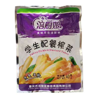 涪厨娘配餐40g儿童头丝航空榨菜