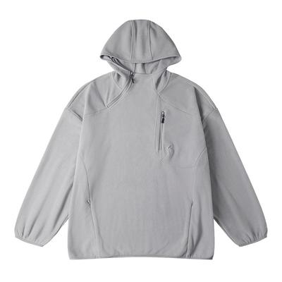 nmax斜门襟套头高领卫衣