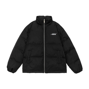 GOGOSOON冬季立领棉衣个性印花男多乐棉百搭宽松棉服外套Q