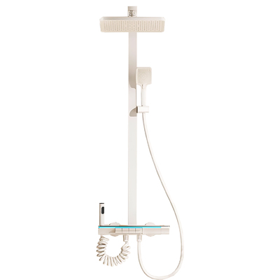 全铜恒温数显气氛灯淋浴花洒套装