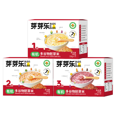 芽芽乐有机多谷物宝宝杂粮胚芽米