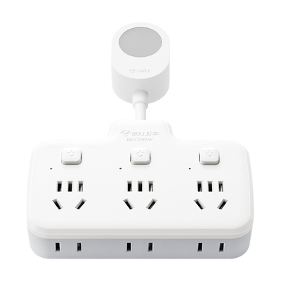 公牛柔性带线多功能转换器插座